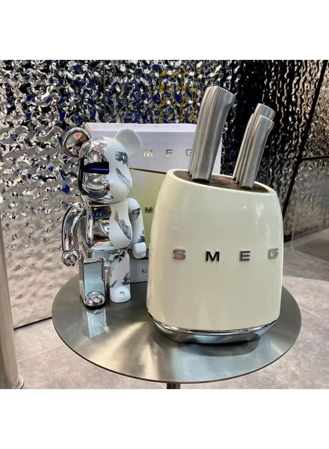 smeg Classic 50s retro style aesthetics.  The base of the dish storage rack, knives, forks, spoons and the dish storage base - Image 3