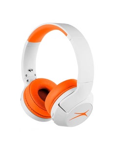 Altec Lansing Kid Safe Noise Cancelling Wireless Headphones 30 Hours Play Time, 85dB Volume Limit, Foldable Design, Powerful Sound, Active Noise Cancellation, Splash resistant IPX4, Orange  - Image 1