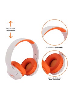 Altec Lansing Kid Safe Noise Cancelling Wireless Headphones 30 Hours Play Time, 85dB Volume Limit, Foldable Design, Powerful Sound, Active Noise Cancellation, Splash resistant IPX4, Orange  - Image 3