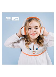 Altec Lansing Kid Safe Noise Cancelling Wireless Headphones 30 Hours Play Time, 85dB Volume Limit, Foldable Design, Powerful Sound, Active Noise Cancellation, Splash resistant IPX4, Orange  - Image 4