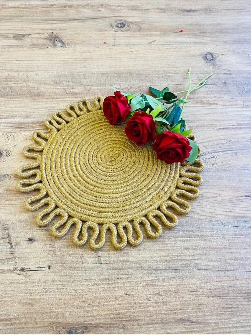 بدز ديري BDZ Leather Jute Wicker American Service Mat