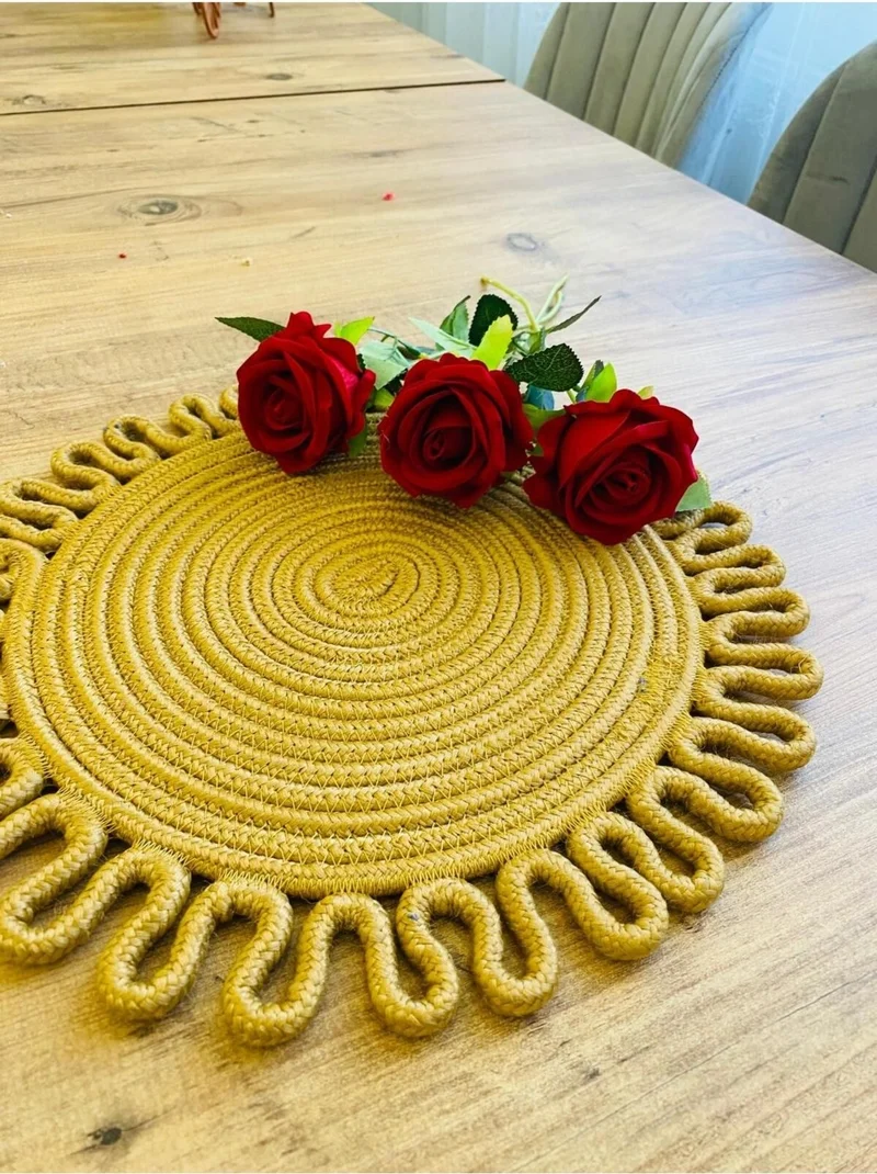 بدز ديري BDZ Leather Jute Wicker American Service Mat