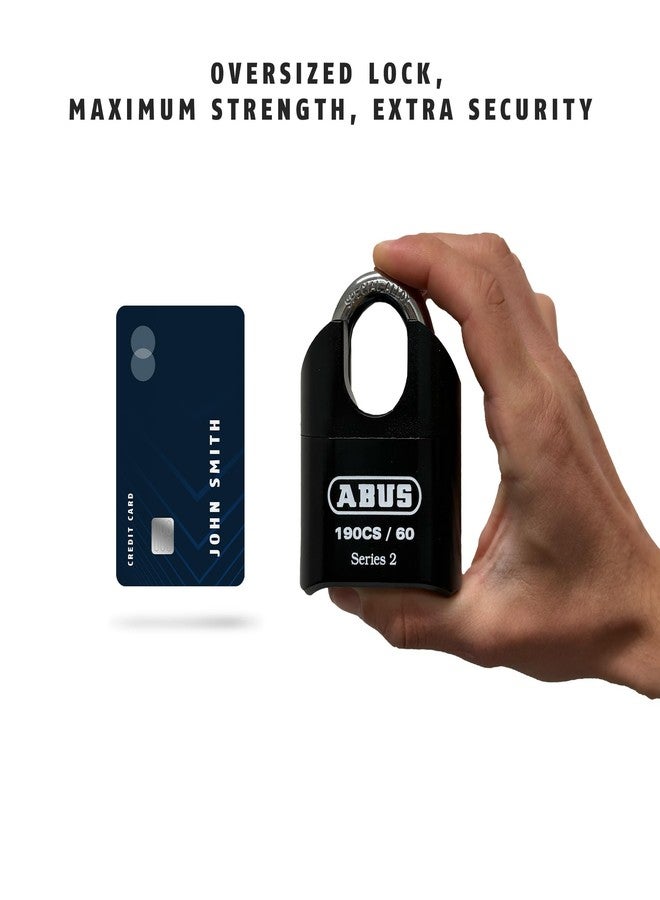 أباس قفل مركب من الفولاذ الصلب عالي الأمان ABUS 190CS/60، مع قيد مغلق - Image 2