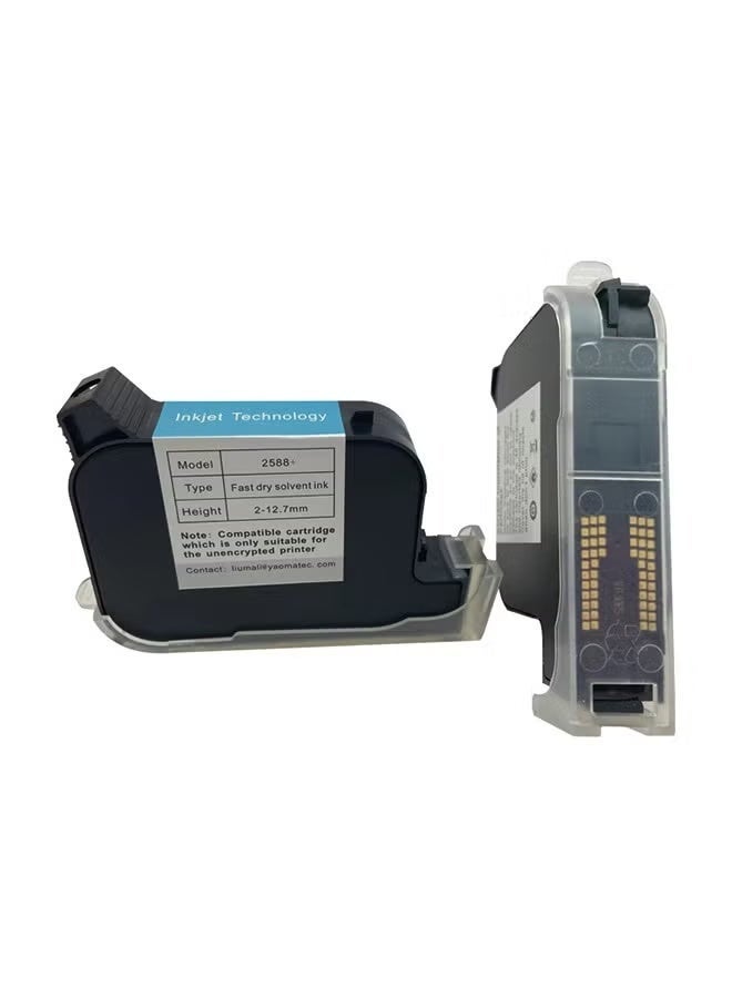 Original Portable Ink Cartridge Quick-Dry Replacement 42ml Ink Cartridge for Handheld Inkjet Printer Coding Machine（Green） - Image 1