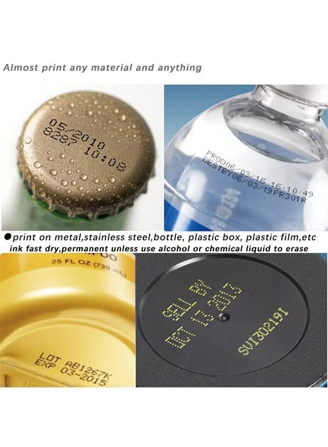 Original Portable Ink Cartridge Quick-Dry Replacement 42ml Ink Cartridge for Handheld Inkjet Printer Coding Machine（Green） - Image 2