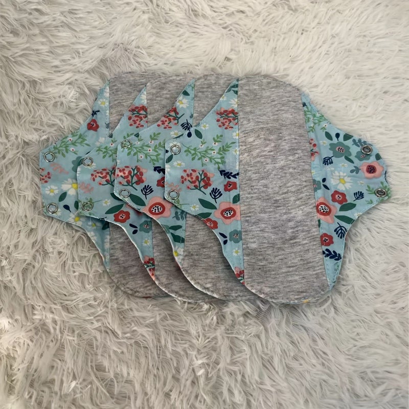 4 Pieces Mixed Colors Graphene Panty Liners Absorbent Breathable Skin Friendly Soft Comfortable - Image 4