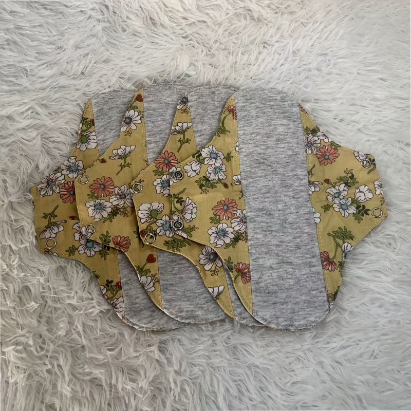 4 Pieces Mixed Colors Graphene Panty Liners Absorbent Breathable Skin Friendly Soft Comfortable - Image 1