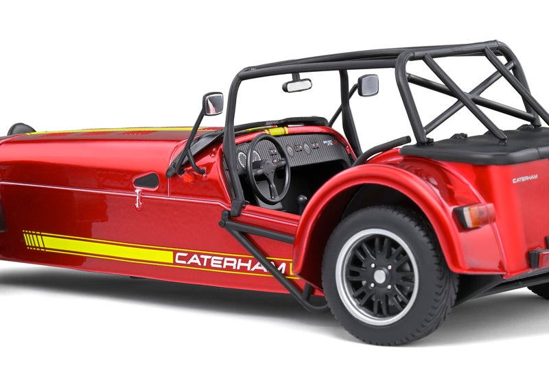 solido S1801804 Caterham Collectible Miniature Car, Red/Yellow, 1:18 - Image 2