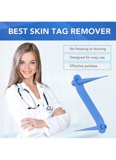 Sefudun 2 In 1 Skin Tag Removal Tool Kit Painless Easy-Using Device For Small To Large Sized Skin Tag On Face Neck And Body， Double Head Wart Removal Tool Skin Tag Removal Blue  - Image 3