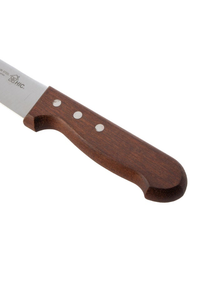 Hic 🔪 Professional 17.5cm Chopping Knife – Strong Blade with Premium Wooden Handle - Image 3