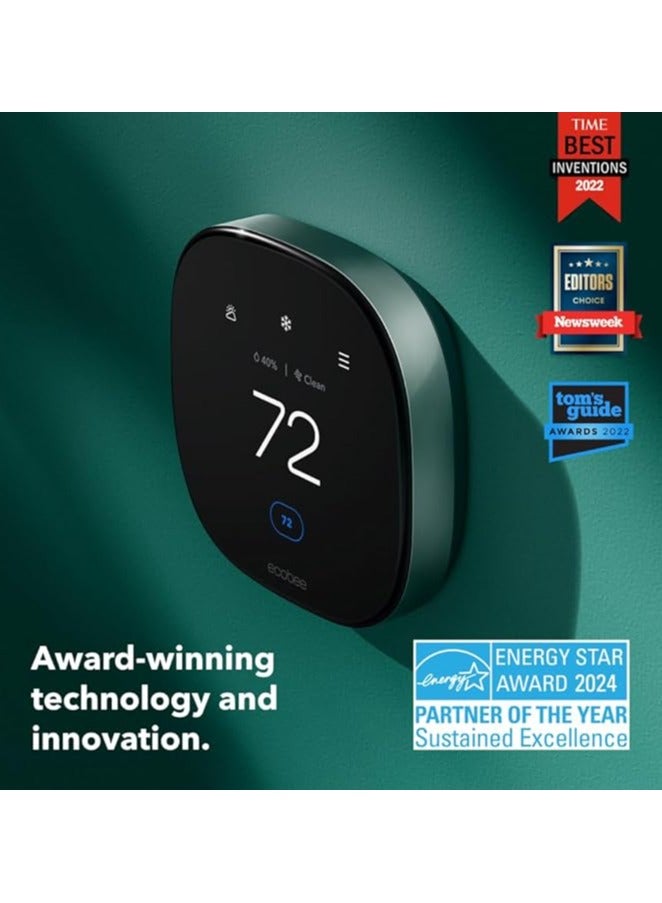 ecobee New Smart Thermostat Premium with Smart Sensor and Air Quality Monitor - Image 3