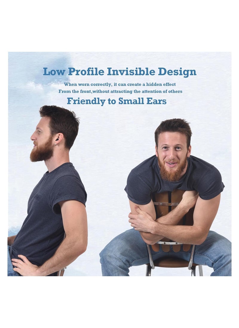 SYOSI - Active Noise Canceling Sleep Headphones, Mini Small Bluetooth Earbuds, Invisible Wireless for Small Ear Canals, Low Profile Smallest Sleep Micro Discreet Hidden Earbuds, Invisible Small Ear Buds - Image 1