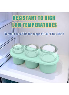 XiuWoo Ice Cube Tray Molds for Cups, Silicone Maker With Lid, Making 3 Hollow Cylinder Molds, 30-40 Oz Cups Chilling Cocktails, Whiskey, Drinks, Coffee  - Image 2