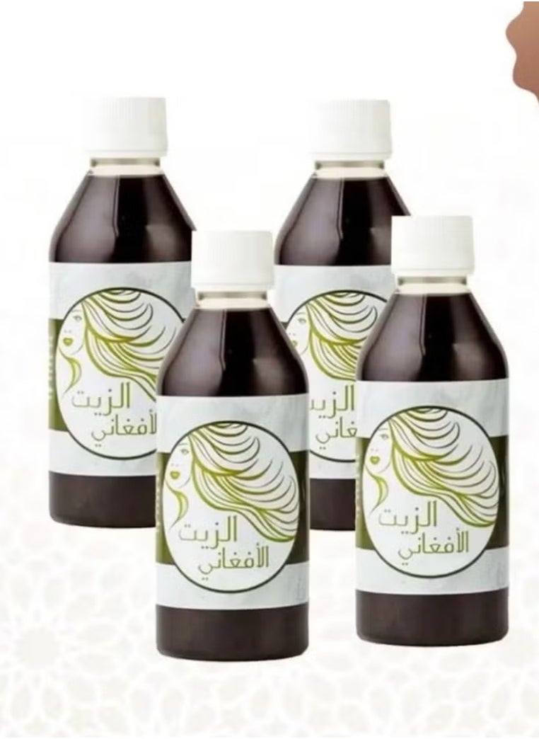 Afghani Oil Afghan oil for hair lengthening and softening of 4 pieces  - Image 1