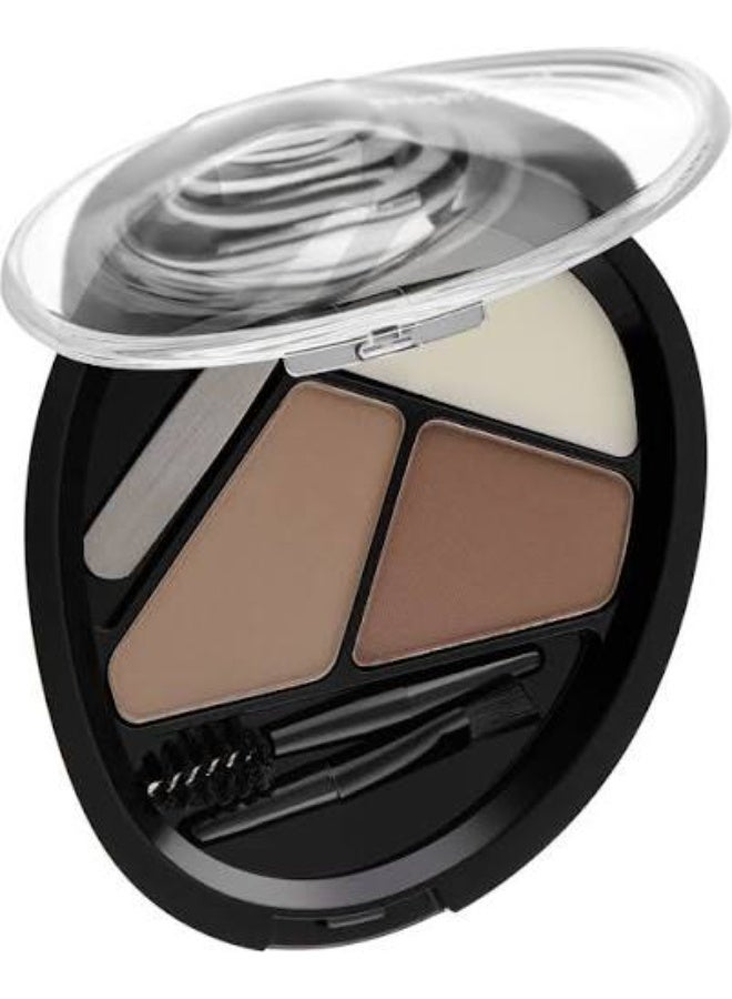 DEBORAH Eyebrow Palette Shade 01 Brow Powder Kit Natural Definition Long Lasting Fill Shape and Sculpt Brows - Image 2