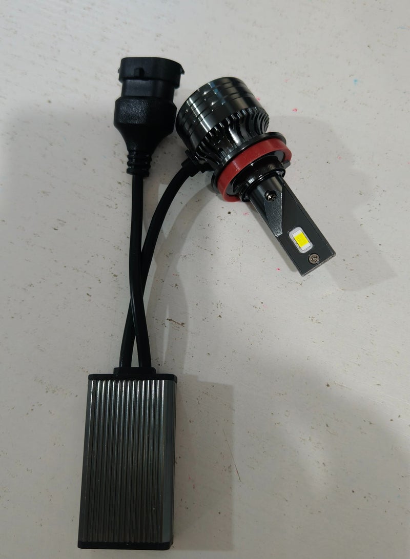 general Generic 2Pcs H11 LED Headlight Bulbs with Super Bright Cool White Hi/Lo Beam LED Bulbs Plug and Play - Image 1