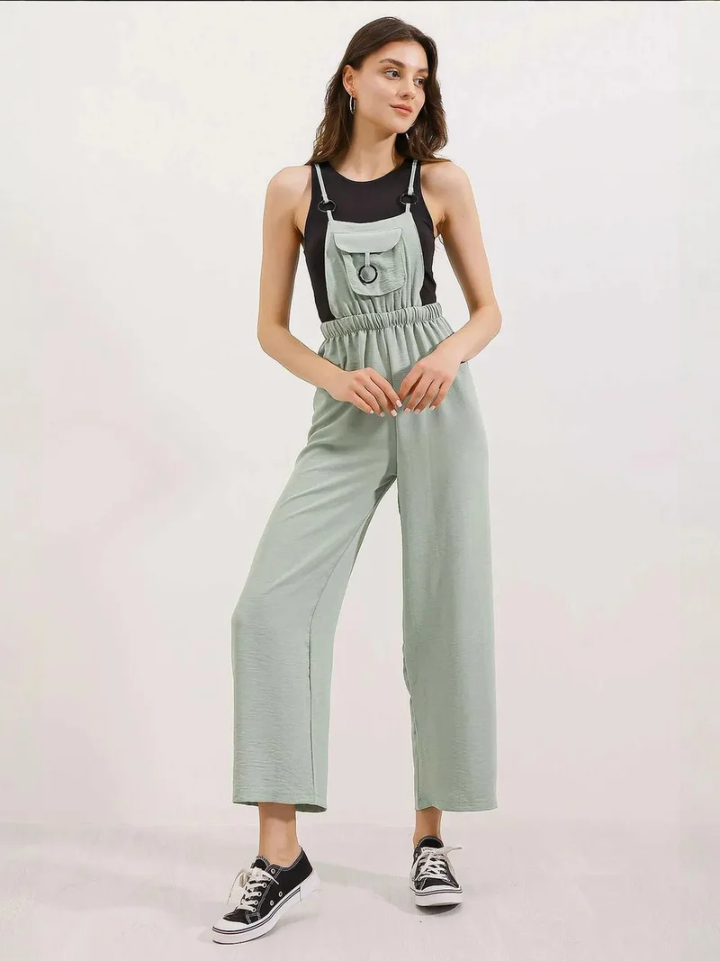 بيغ دارت بي دآرت أفرول جينز طويل بقصة مريحة مع جيب