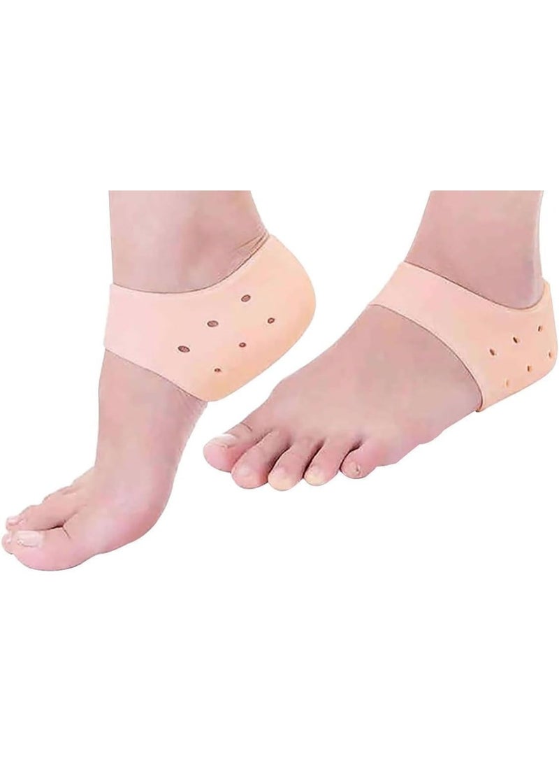 وسادات جل السيليكون لكعب القدم ممتصة للصدمات واقية للكعب - زوج واحد - Image 1