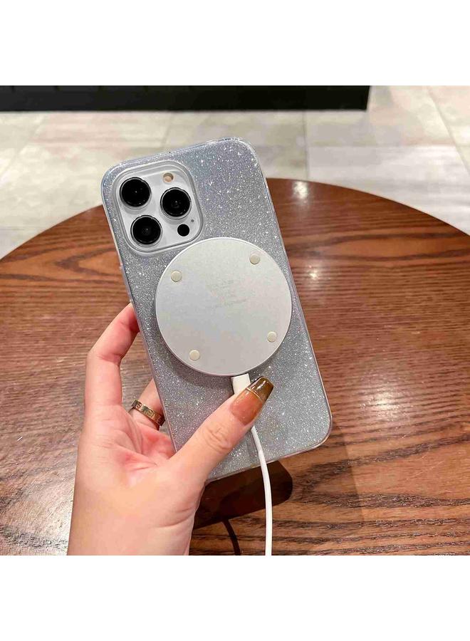S-TOP Case For iPhone 15 Plus Glitter MagSafe Magnetic TPU Phone Case - Image 3