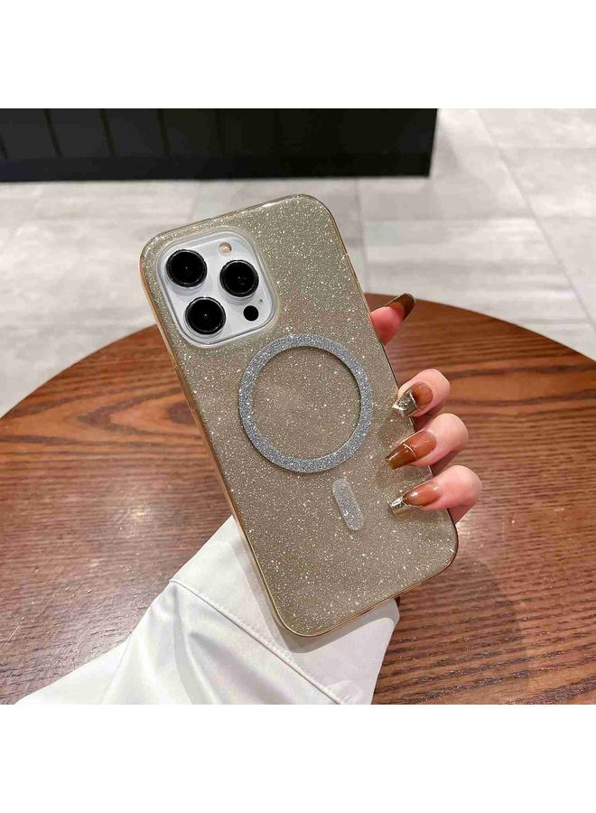S-TOP Case For iPhone 15 Plus Glitter MagSafe Magnetic TPU Phone Case - Image 2