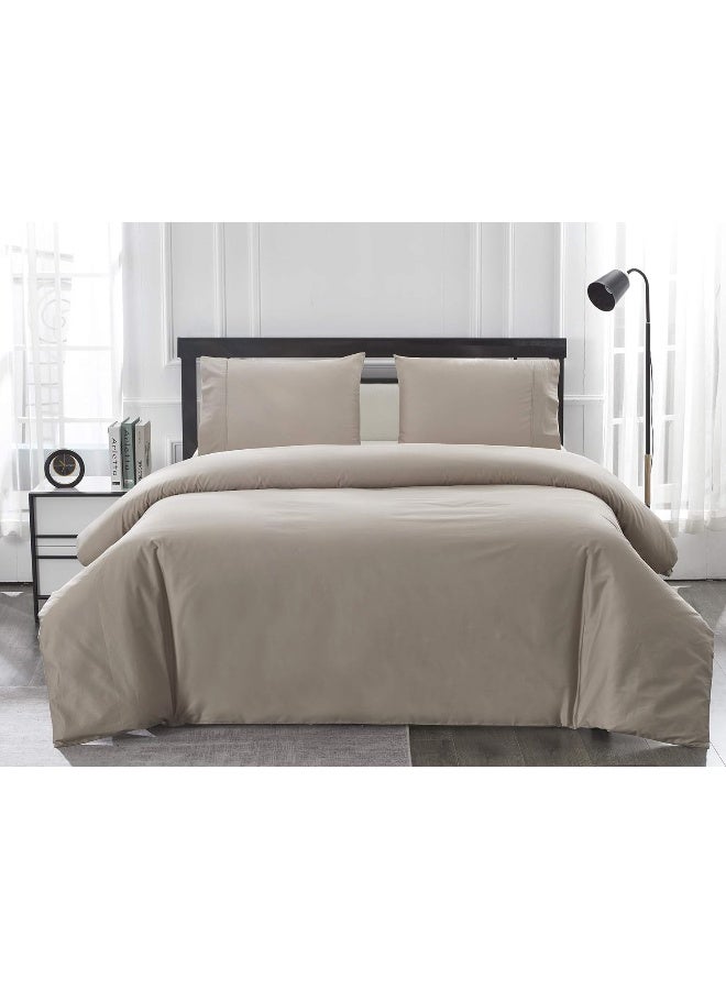IBAMA 100 Cotton Duvet Cover Set 2 Pieces Including Pillowcases for Bedroom Kids Room Guest RoomSingle Size - Image 4