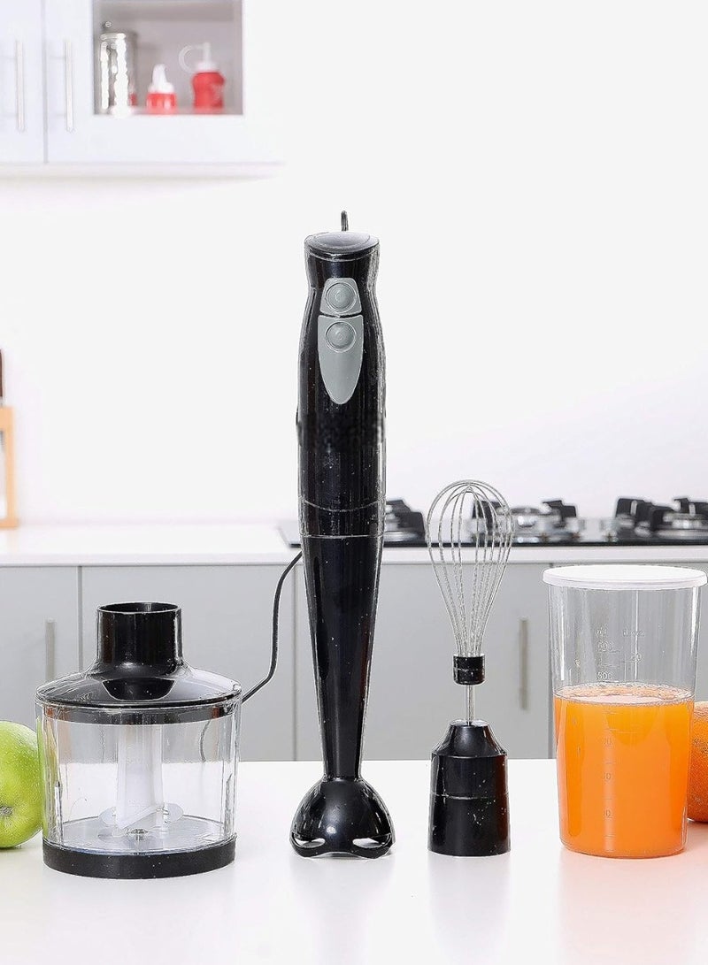 4 in 1 Professional High Quality Commercial Hand Blender Stick Electric Immersion Hand Blender, Multifunctional Kitchen, 3 Speed and Turbo Mode Immersion Blender  - Image 1