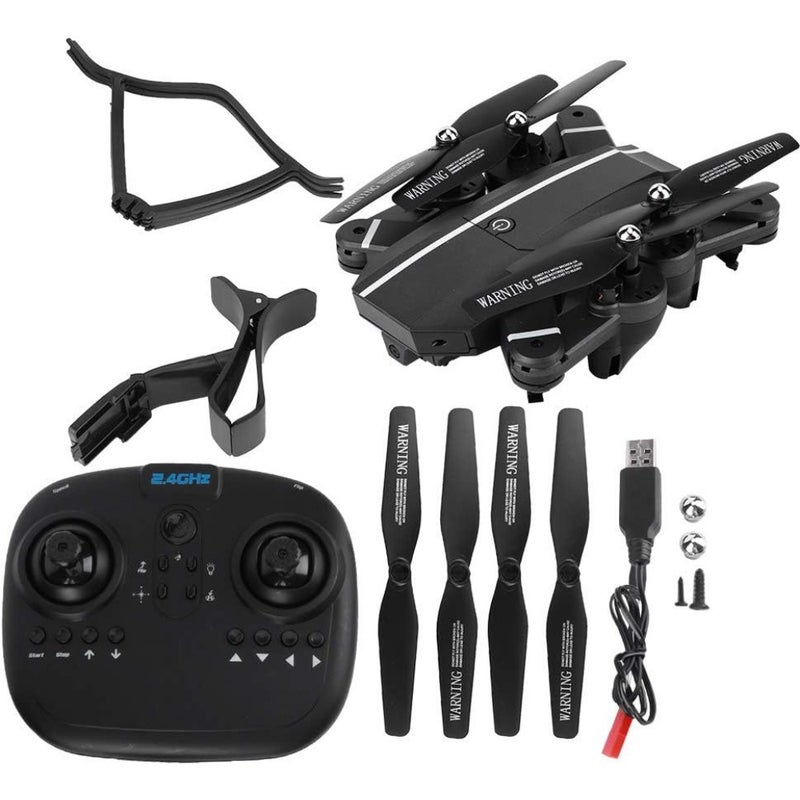 Foldable Aerial Photography Drone, RC Quadcopter with Portable Case 0.3MP Camera 100m Remote Control - Image 1