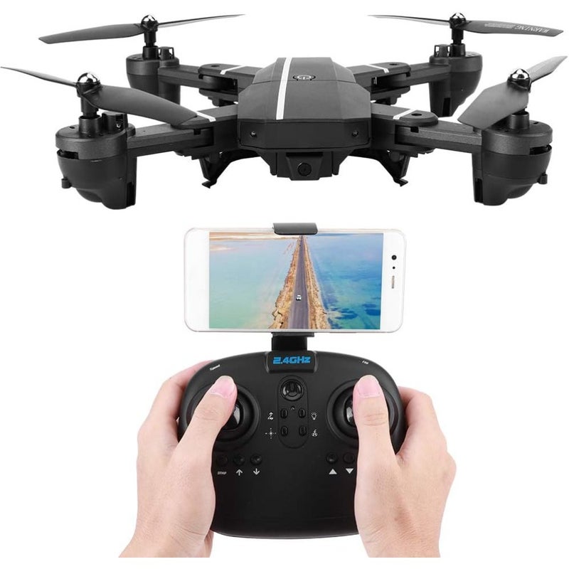Foldable Aerial Photography Drone, RC Quadcopter with Portable Case 0.3MP Camera 100m Remote Control - Image 5