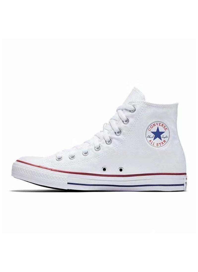 CONVERSE - Casual, yet stylish All Star Classic High - Top Canvas Shoes. Unisex in design, they are a hit among trend - followers and make for an excellent choice for couples. Whether it's a sports day or a laid - back date, these shoes offer comfort, fashion, and versatility. - Image 1