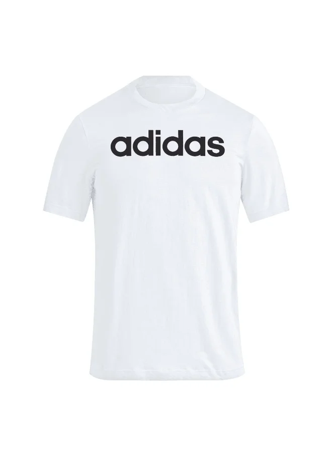 اديداس adidas M Lin Sj T White Training T-Shirts 2XSS