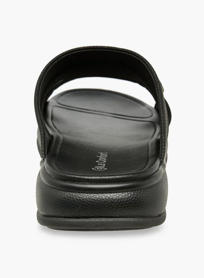 Le Confort BLACK Men Slip-On Comfort Sandals for Men | Best Price UAE