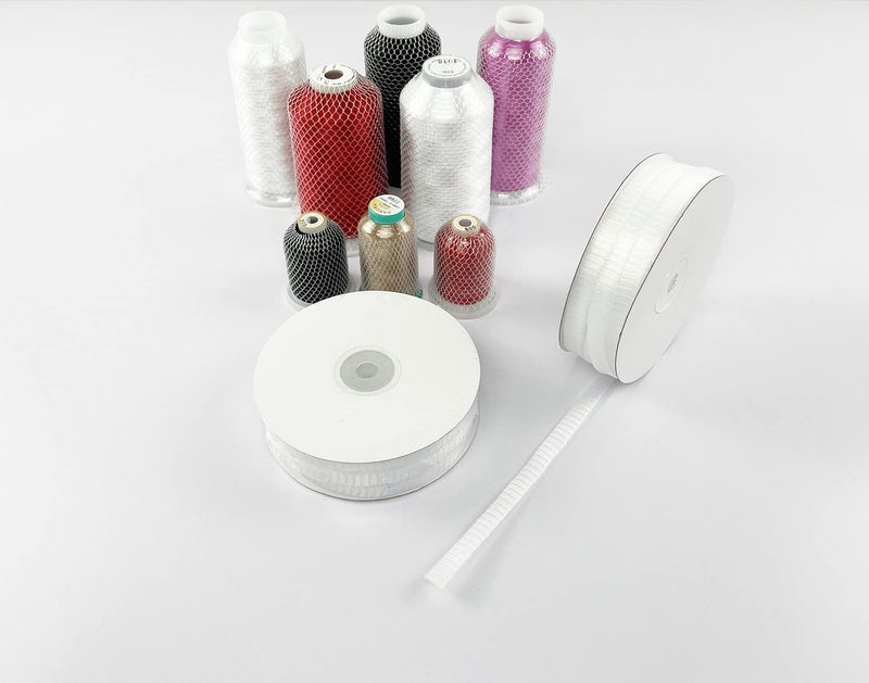wennuo 20Yards 1cm Wide Thread Net Spool Saver for Different Sizes of Embroidery Sewing Quilting and Serger Thread Spools/Cones (20Yards) - Image 2