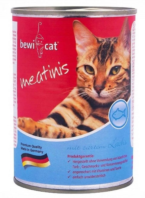 Bewi Cat® Meatinis بالسلمون