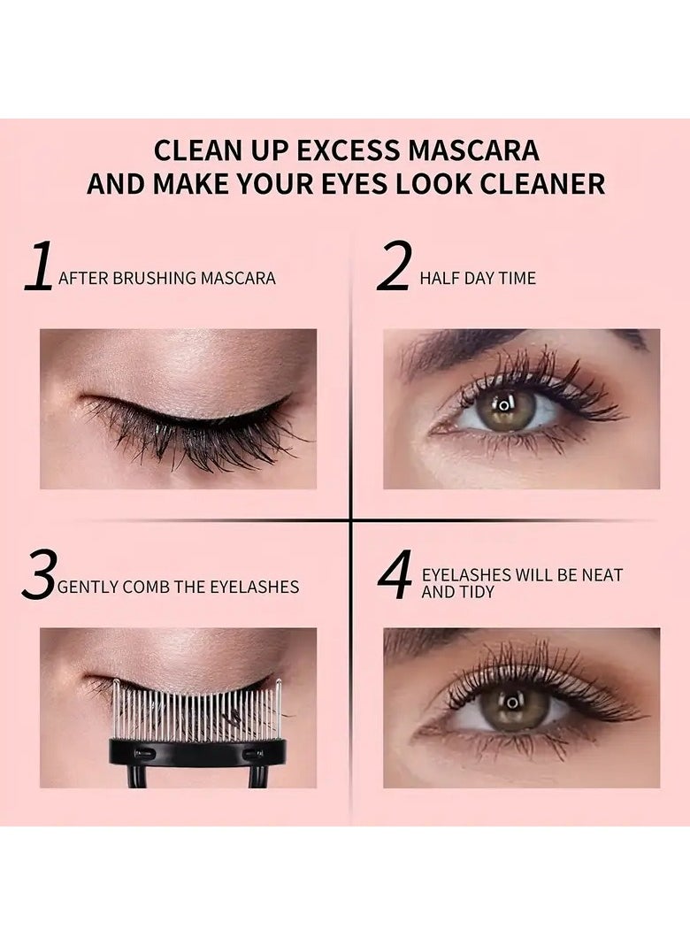 Goolsky - Eyelash Curlers Eyebrow Brush Kit/Eyelash Comb Seperator/Mascara Brushes/3 Piece Angled Eyebrow Brushes/ 6 Silicone Refills Pads For Lash & Brow For Women Lash Curler - Image 1
