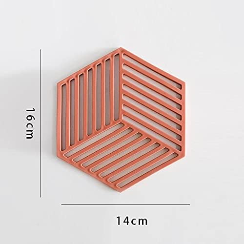 RoarCraft Pot Holders for Kitchen, Trivets for Hot Pots and Pans, PVC Mat, Hot Pads Trivet, PVC Pot Holders, Potholders, Table Pad, Multi-Use Heat Pads (Pack of 3, Multi-Color, Line) - Image 4