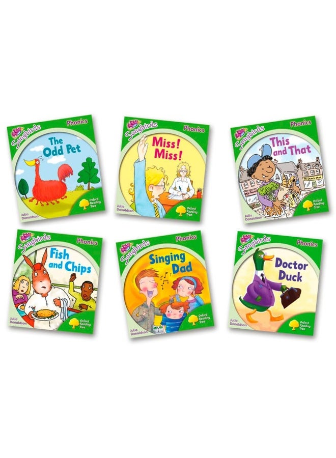 شجرة القراءة أكسفورد للطيور المغردة الصوتيات المستوى 2: حزمة مختلطة من 6