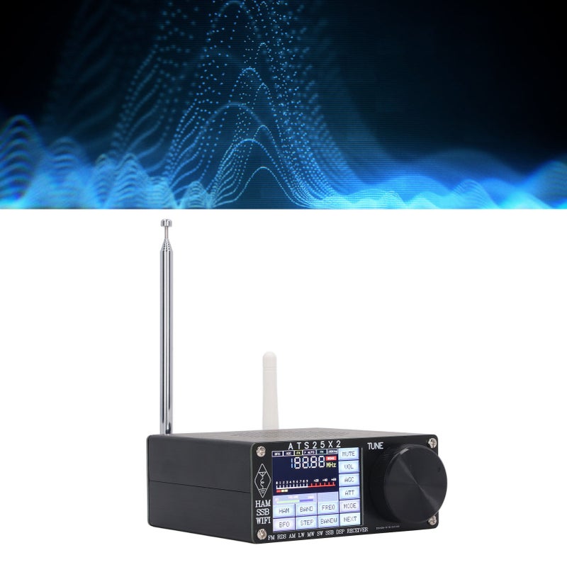Full Band Radio Receiver DSP Shortwave Multi Modes with Spectrum Scanning ATS25X2 - Image 2