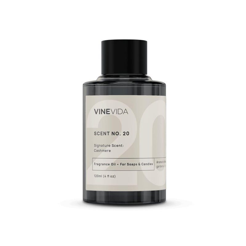 VINEVIDA 4oz Cashmere Fragrance Oil for Candle Making and Soap Making Premium Candle Scents for Soy Candles