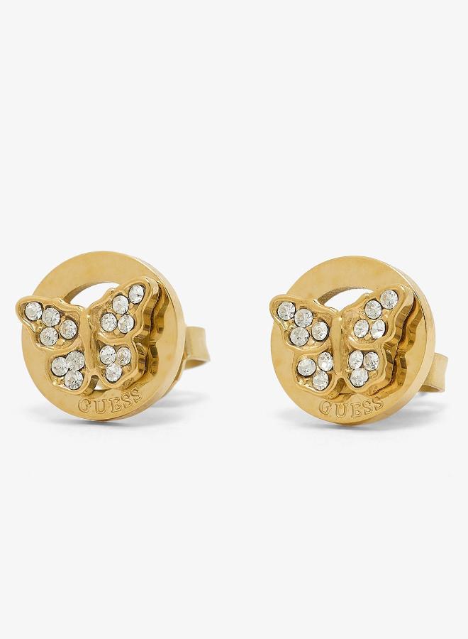 GUESS 10Mm Borboleta Coin Studs - Image 4