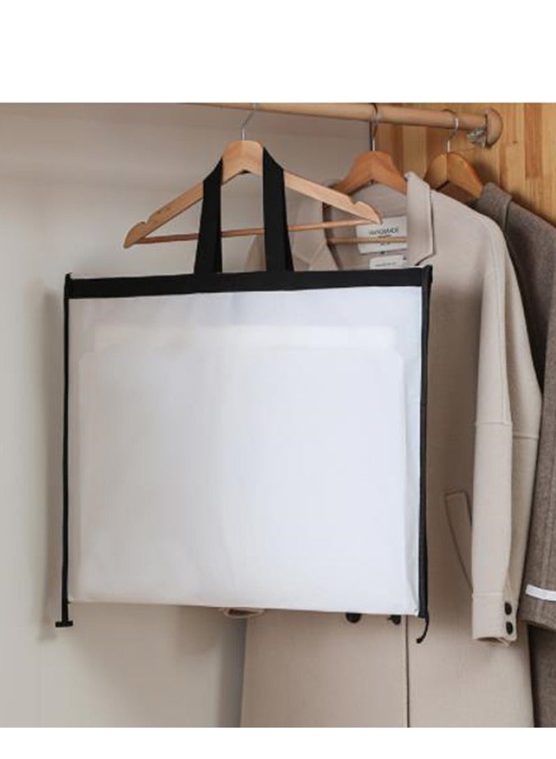 إسكدنيا حقيبة تخزين ملابس كبيرة بدلة معطف منزلي جيب معلق قابل للطي بدلة الزفاف غطاء غبار - Image 2