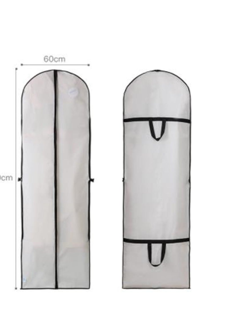 إسكدنيا حقيبة تخزين ملابس كبيرة بدلة معطف منزلي جيب معلق قابل للطي بدلة الزفاف غطاء غبار - Image 1