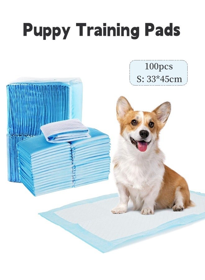100pcs Pet Overnight Urine Pad, Thickened Diaper, Instant Suction Water, Lock Deodorization, For Pet Incontinence, For Changing Mats or Pet Training, 33*45cm - Image 1