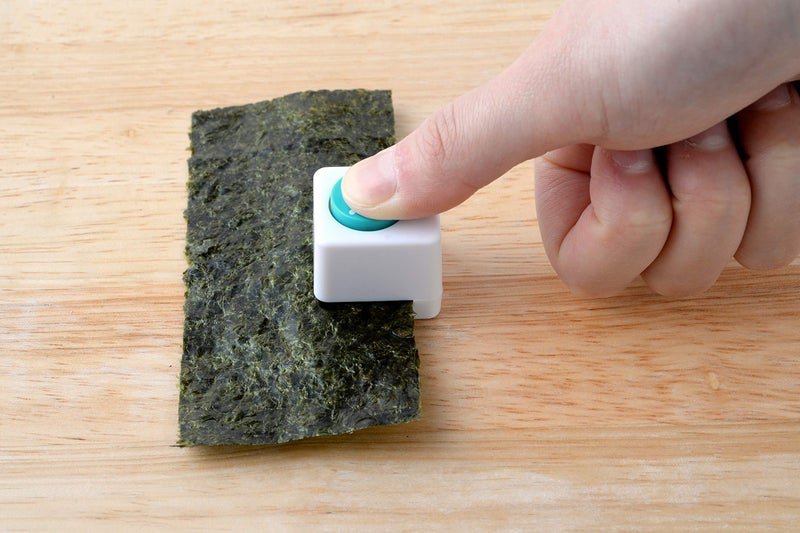 Arnest Cute Face Seaweed Noricutter Punch for Onigiri Bento - Three Different Types of Faces A-77096 - Japan Import - Image 3
