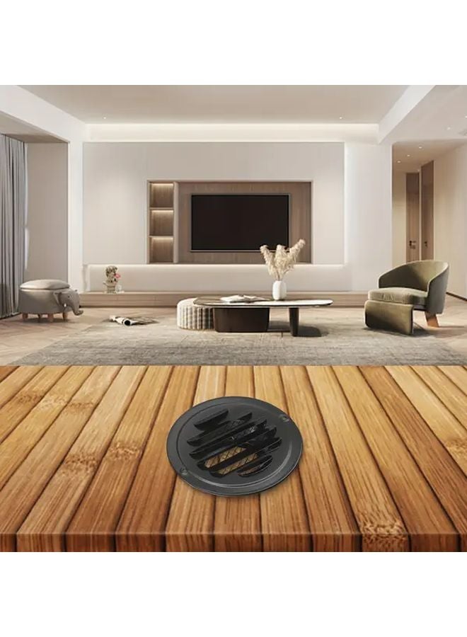 150MM Stainless Steel Black Duct Grill Heavy Duty Rust Resistant Ventilation Grille - Image 3