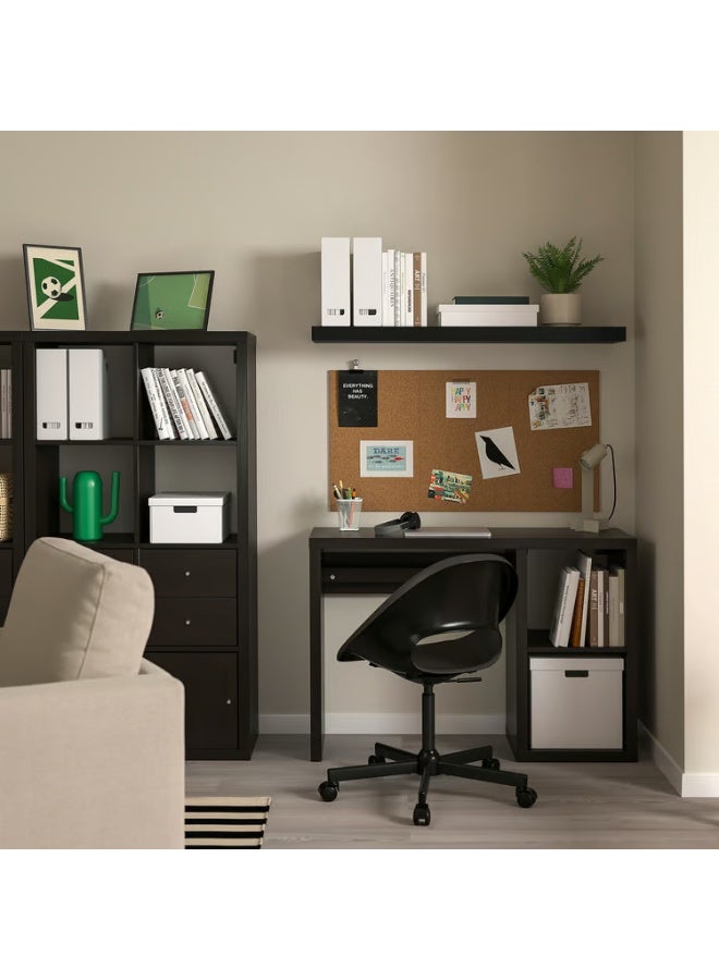 IKEA (IKEA) رف حائط أسود-بني 110×26 سم - Image 3