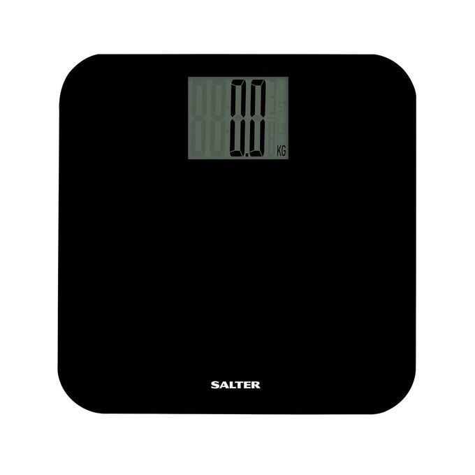 Salter BK3R Max Digital Bathroom Scale Weighing Scales For Body Weight Supersize LCD Display 250kg 39st 6 lb Includes Carpet Feet Battery Step On Instant Weight Readings Compact Design - Image 1