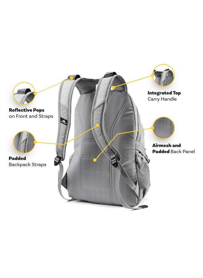 High Sierra Loop Backpack, Travel, or Work Bookbag with tablet sleeve, One Size, Black - Image 4