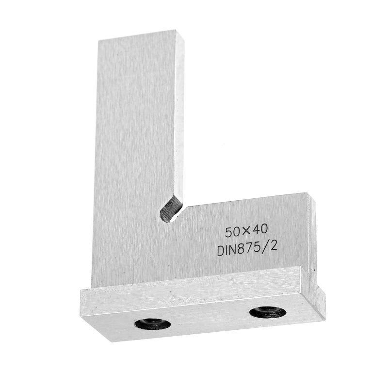 Alipis 55x40mm Machinist Square Metal Carpenter 90 Degree Angle Ruler Woodworking Engineering Layout Tool - Image 2