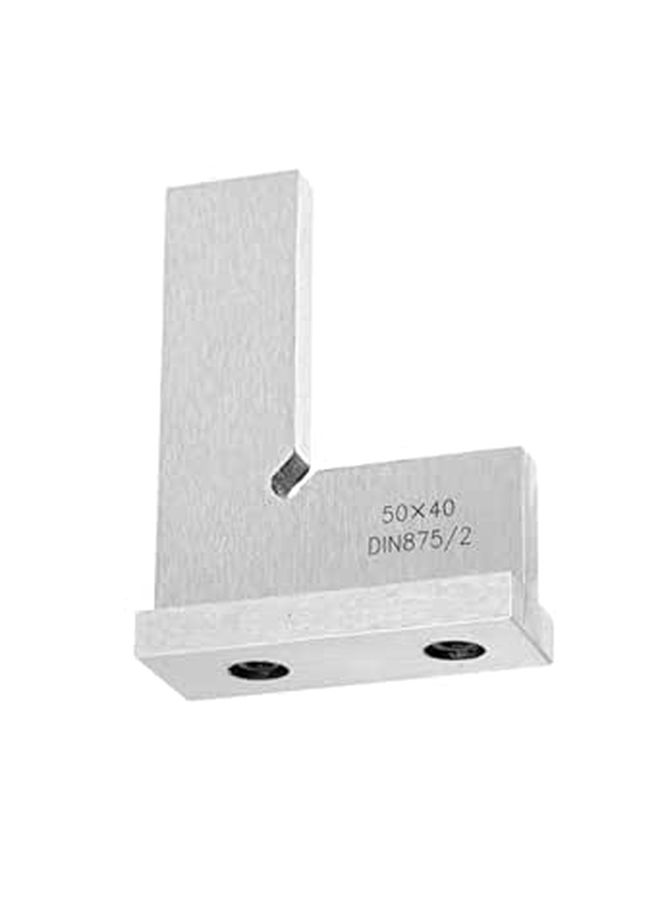Alipis 55x40mm Machinist Square Metal Carpenter 90 Degree Angle Ruler Woodworking Engineering Layout Tool - Image 1