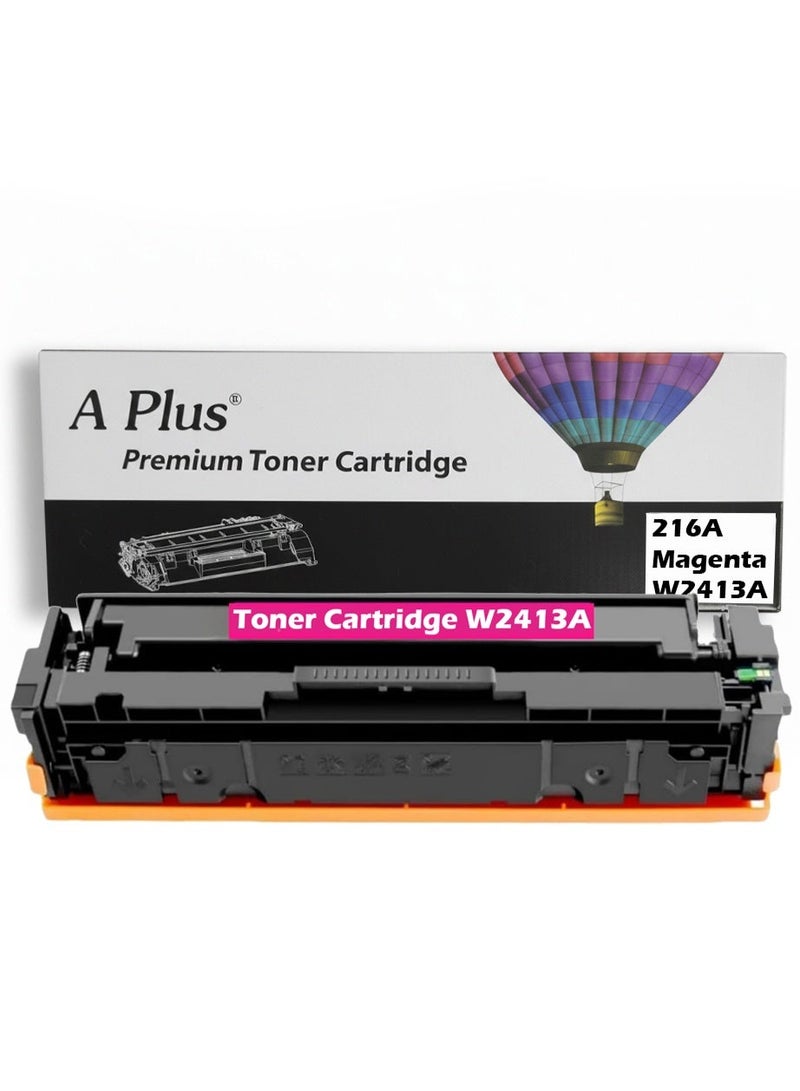 A Plus 216A (W2413A) Magenta Compatible Toner Cartridge for HP Color LaserJet Pro M155, MFP M182, M183 Series - Image 1